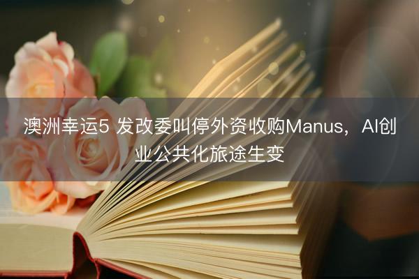 澳洲幸运5 发改委叫停外资收购Manus，AI创业公共化旅途生变